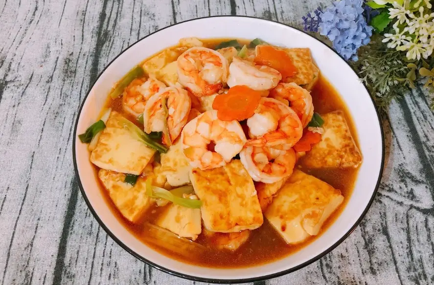 蝦仁豆腐食譜