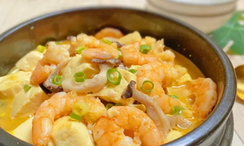 健康豆腐蝦仁做法