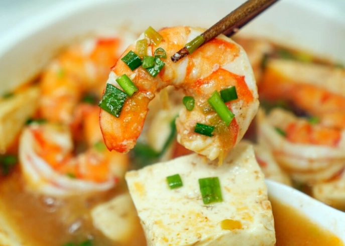蝦仁豆腐食譜