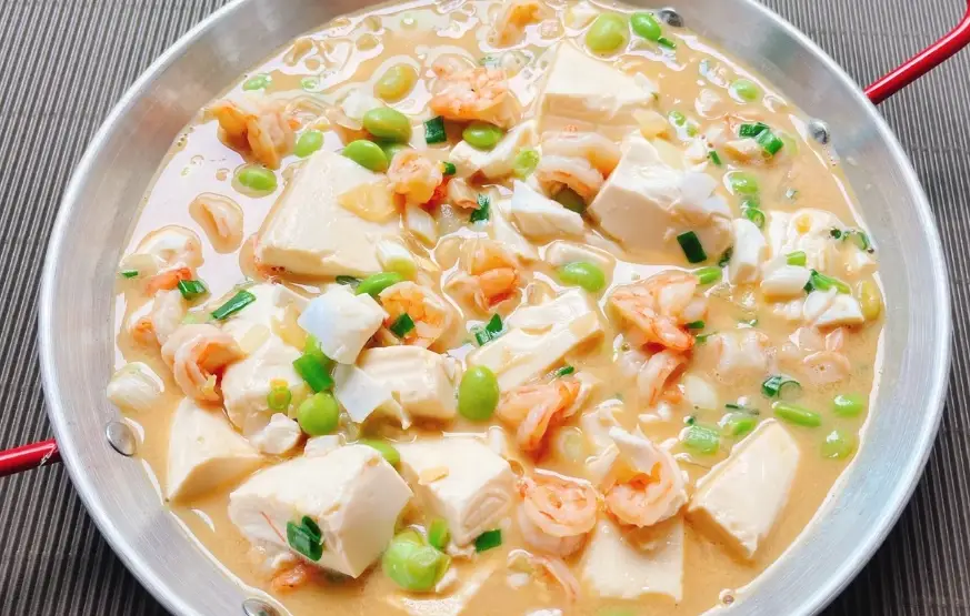 蝦仁豆腐食譜