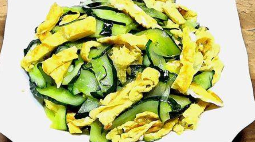 胡瓜炒蛋