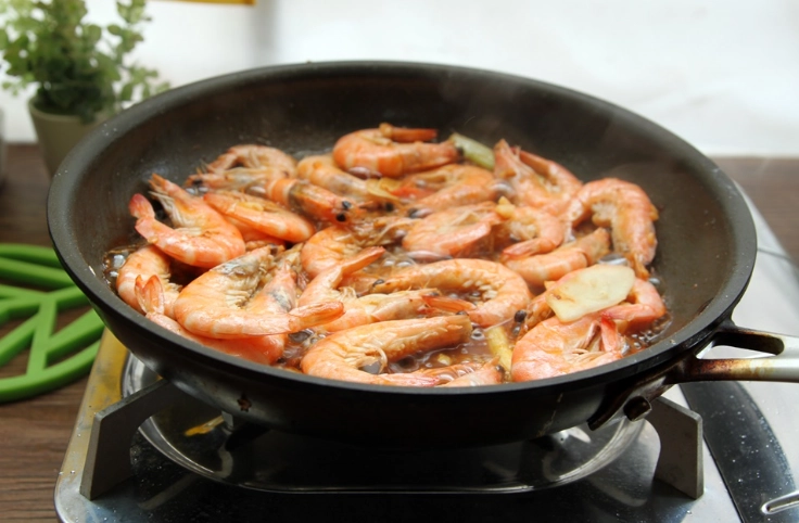 蔥爆蝦做法