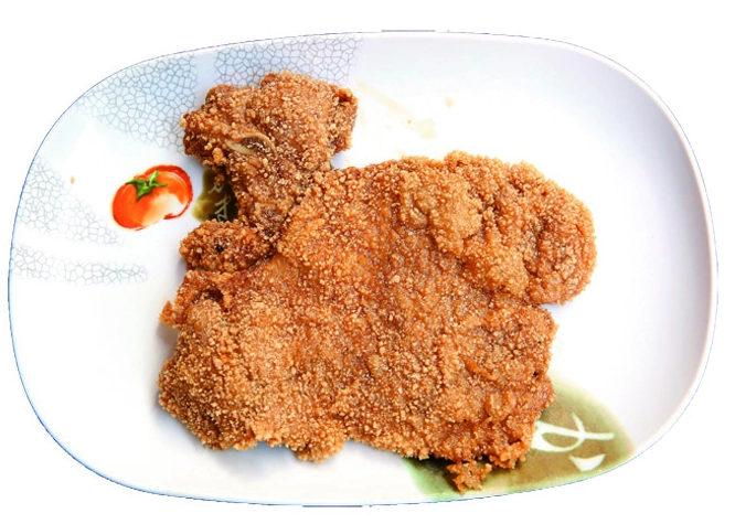 玉米粉炸排骨