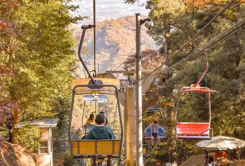 高尾山纜車吊椅