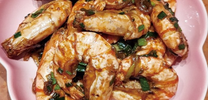 豉油王煎大蝦 做法