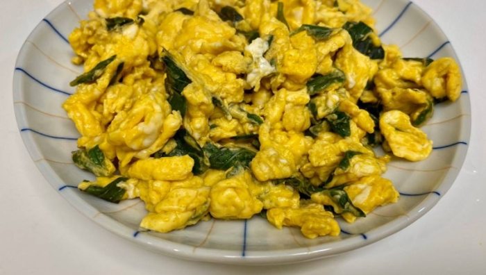 九層塔蝦仁炒蛋食譜