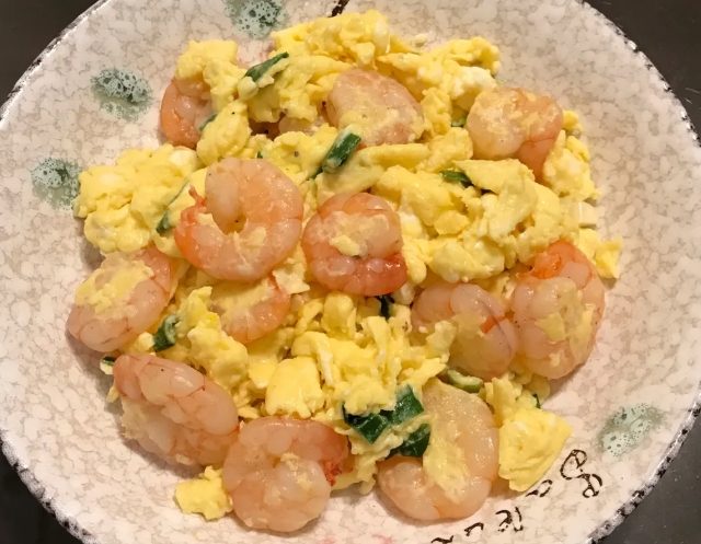 九層塔蝦仁炒蛋技巧