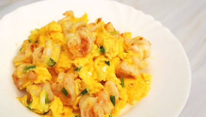 九層塔蝦仁炒蛋食譜