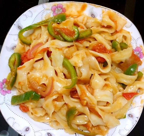 低熱量炒刀削麵