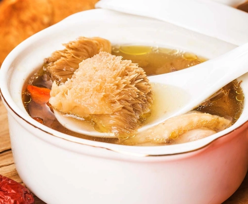 新鮮猴頭菇料理